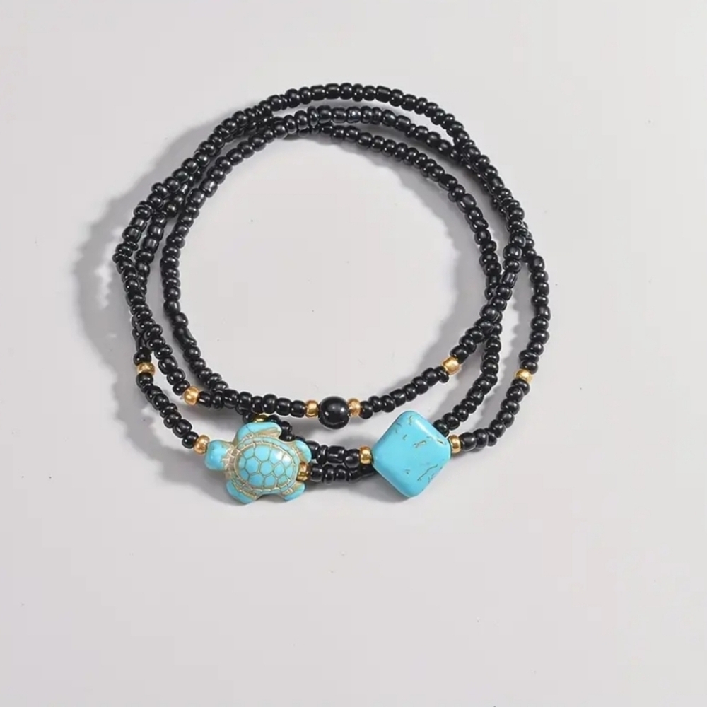 3 pcs Turtle Anklets - Picture 3 of 4
